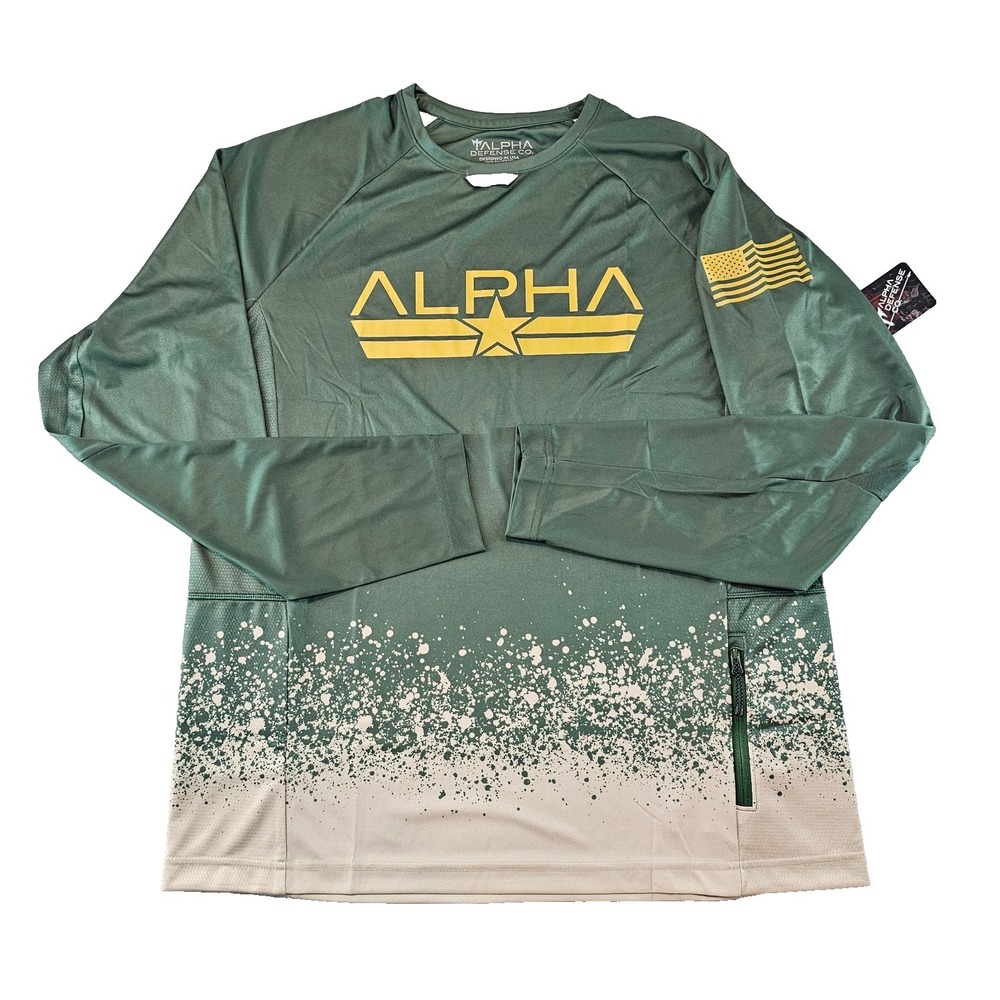 Tactical Performance SA Co. USA / Alpha Large Long Sleeve Shirt Green Salute New